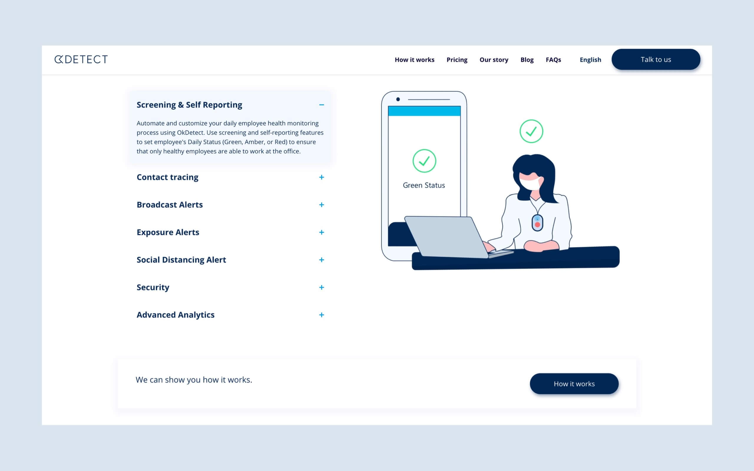 FAQ page design for b2b lead generation